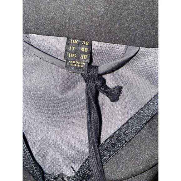 BELSTAFF England Luxury Rotor Bomber Jacket Size 38 IT 48 Sample New Black Nylon - Picture 5 of 11